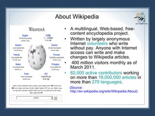 Wikipedia Written Wikipedia as a Reference Tool for Postgraduate Study | PPT