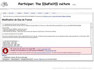 Participer: The {{SoFixIt}} culture  ... 