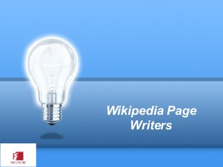 Wikipedia Page
Writers
 