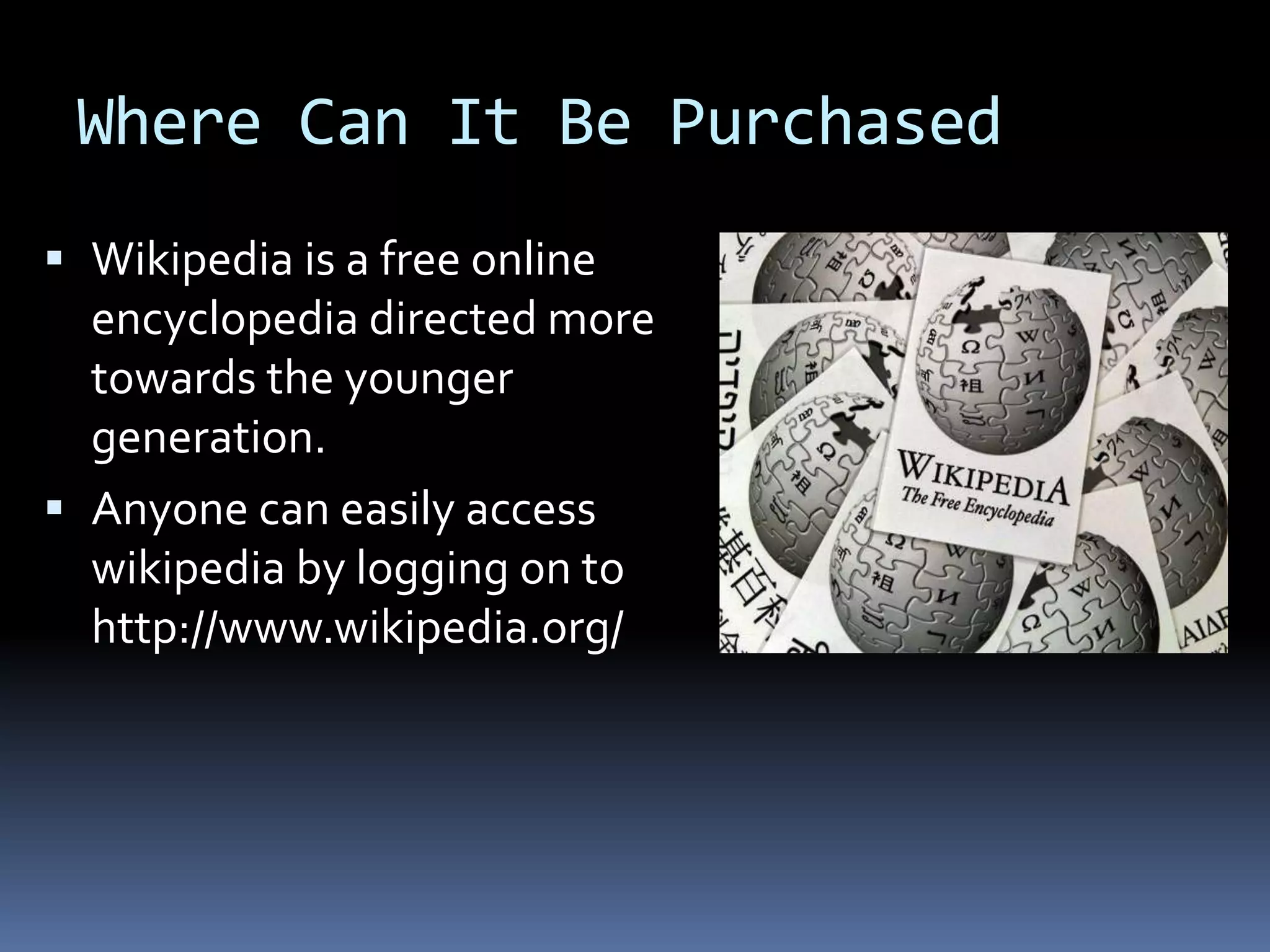 Wikipedia Powerpoint