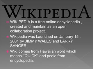 Wikipedia presentation