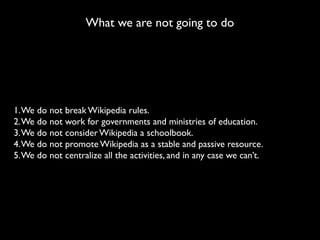 Wikipedia primary school