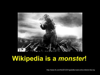 Wikipedia is a monster!
http://www.ifc.com/fix/2012/01/godzilla-roars-onto-criterion-blu-ray
 