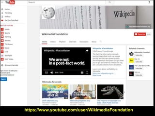 https://www.youtube.com/user/WikimediaFoundation
 