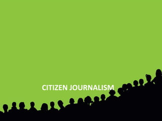 مواقع المشاركة الاجتماعية و ”ويكيبيديا“ صحافة المواطن  CITIZEN JOURNALISM  