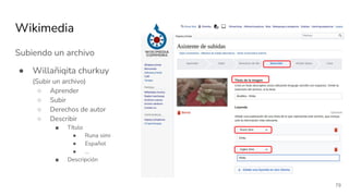 Hacia la Publicación Digital en Idioma Quechua - Towards Publishing in Quechua Language