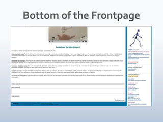 Bottom of the Frontpage