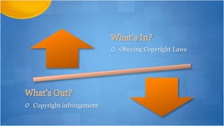 Obeying Copyright Laws




Copyright infringement
 