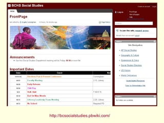 http://bcsocialstudies.pbwiki.com/ 