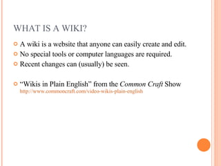 Wikis Explained by Common Craft (VIDEO)