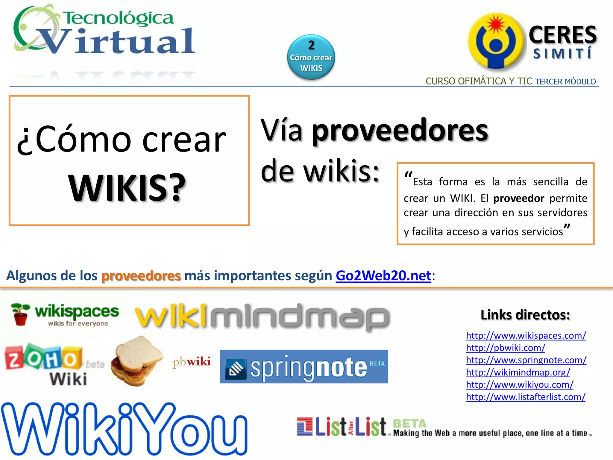 Wikis