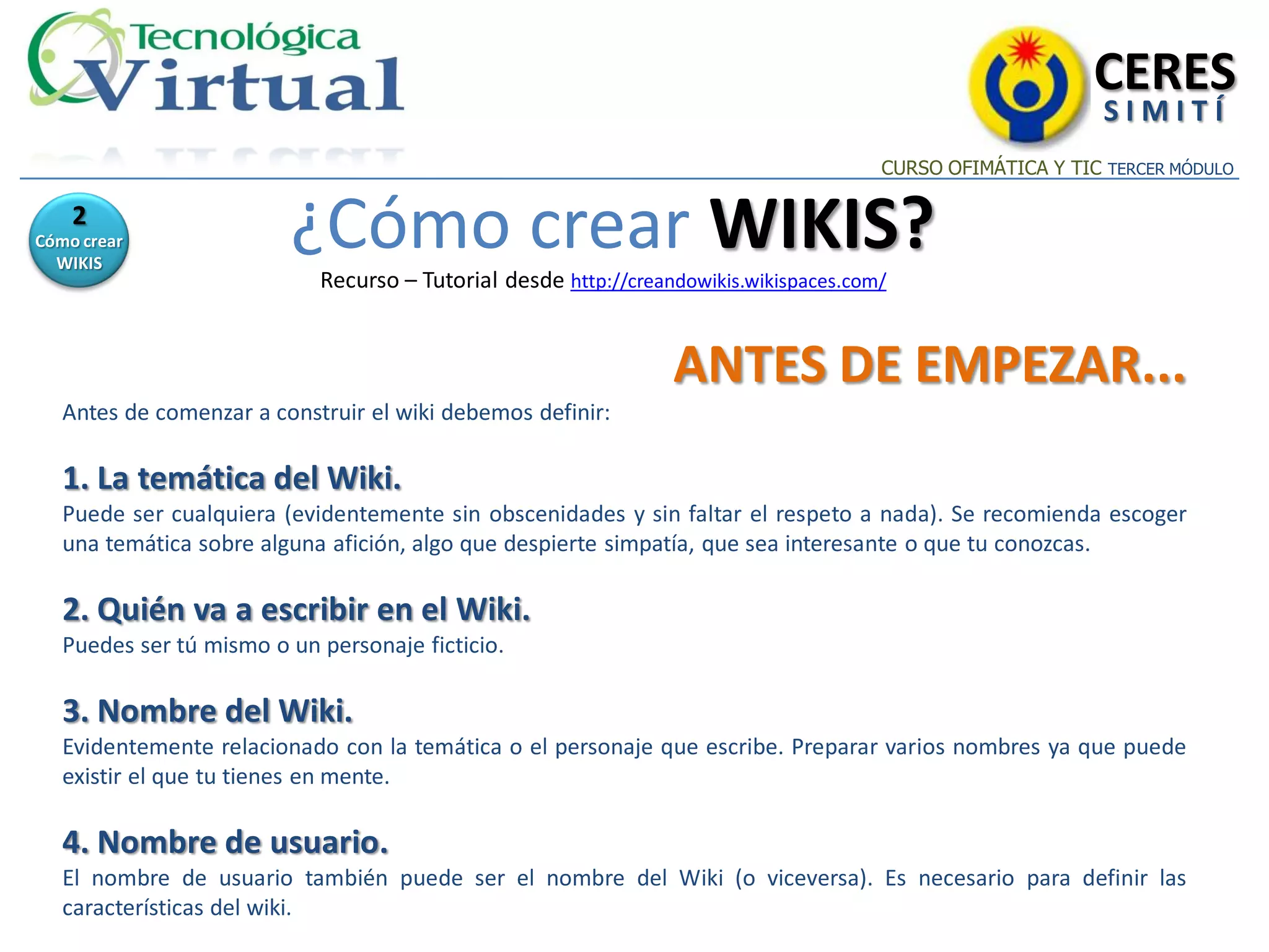 Wikis