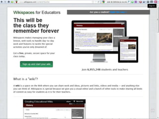 Lino OliveiraAplicações e Práticas Web 2.0 na Biblioteca Escolar - PGGBE
14
 