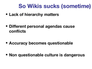 Wikis and edocr