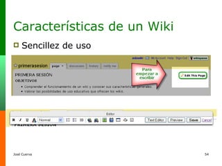 Características de un Wiki ,[object Object]