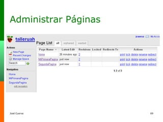 Administrar Páginas 