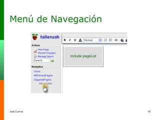 Menú de Navegación 