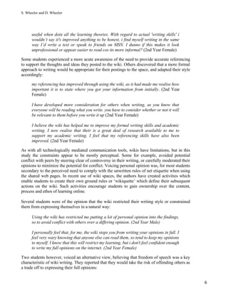 S. Wheeler and D. Wheeler




      useful when doin all the learning theories. With regard to actual 'writing skills' i
 ...