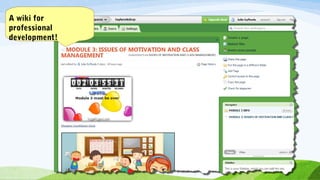 A wiki for
professional
development!
 