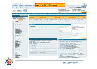 www.wikimatric.orgTUT LIS Directorate