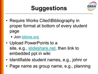 Wikis In Your Business Class