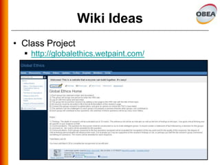 Wikis In Your Business Class