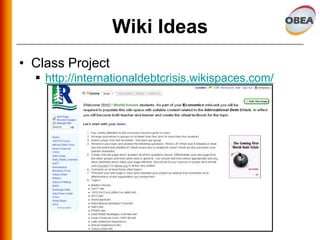 Wikis In Your Business Class