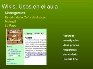 Es una aplicación Web en la que es fácil editar, borrar y crear.