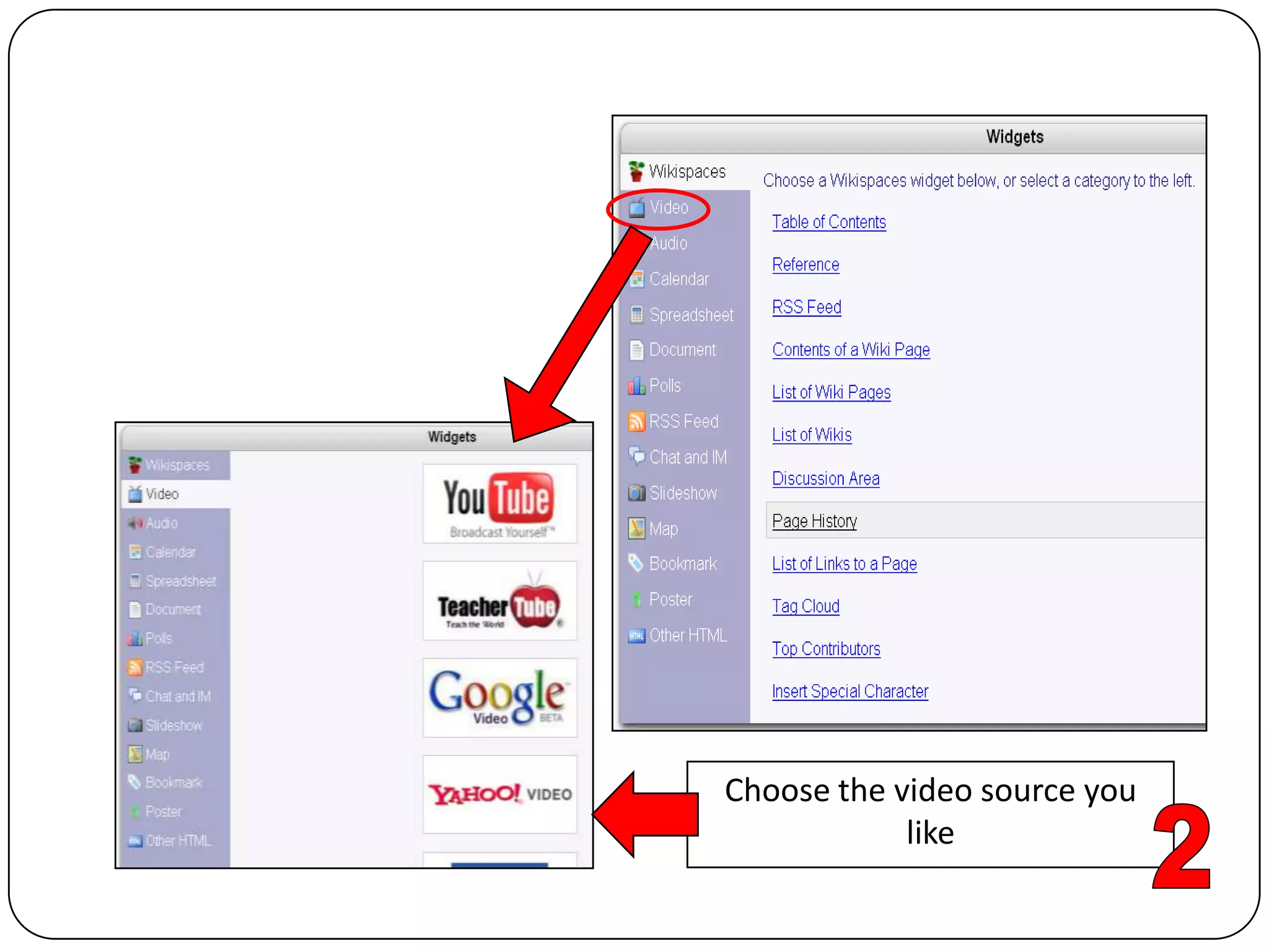 Choose the video source you like2