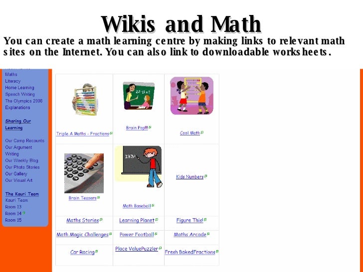 maths homework wikispaces