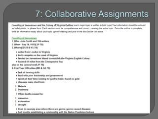 7: Collaborative Assignments