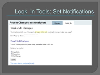 Where? In Manage Wiki