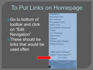 Add a PageTo add a page, click on New Page in the toolbar.Give the page a title