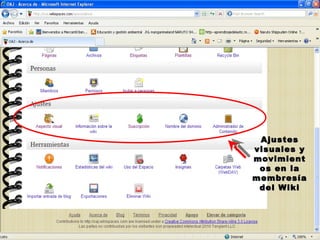 Ajustes visuales y movimientos en la membresía del Wiki 