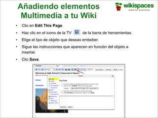 Wikispaces para docentes