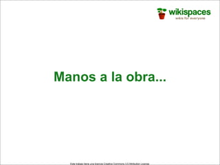 Wikispaces para docentes