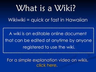 Wikis, podcasts, and_blogs[1] | PPT