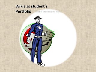 Wikis as student`s Portfolio