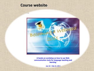 Course website