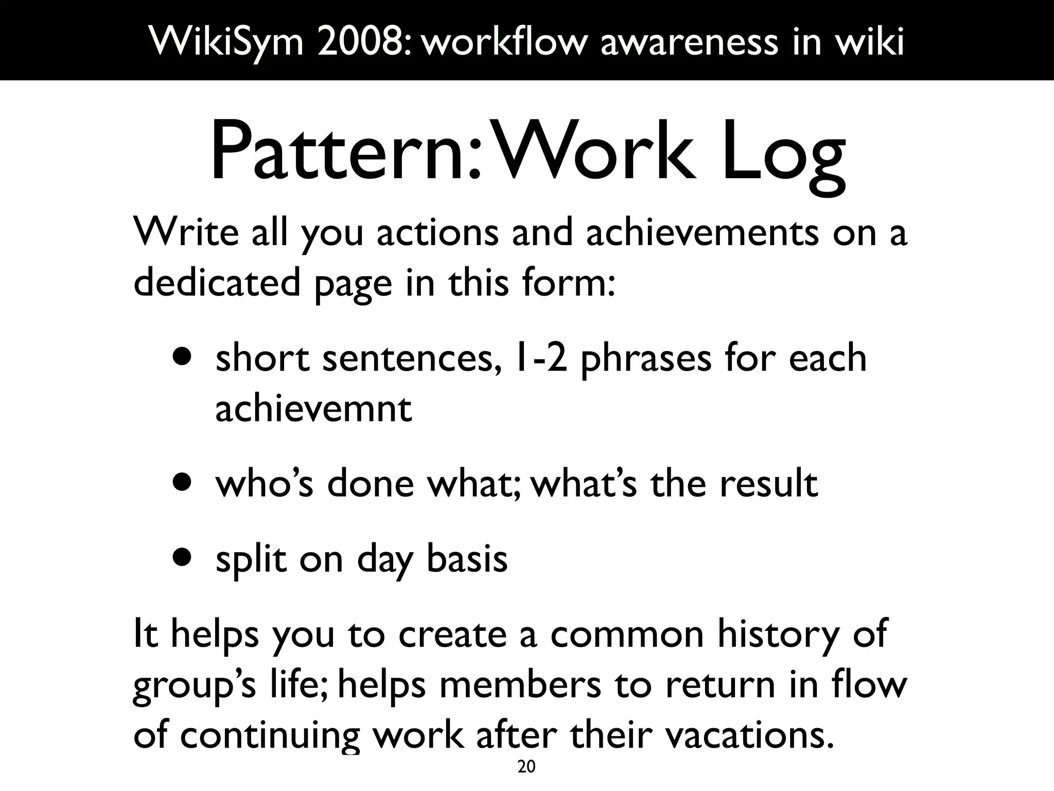 ENG Wikisym2008 Group Practices