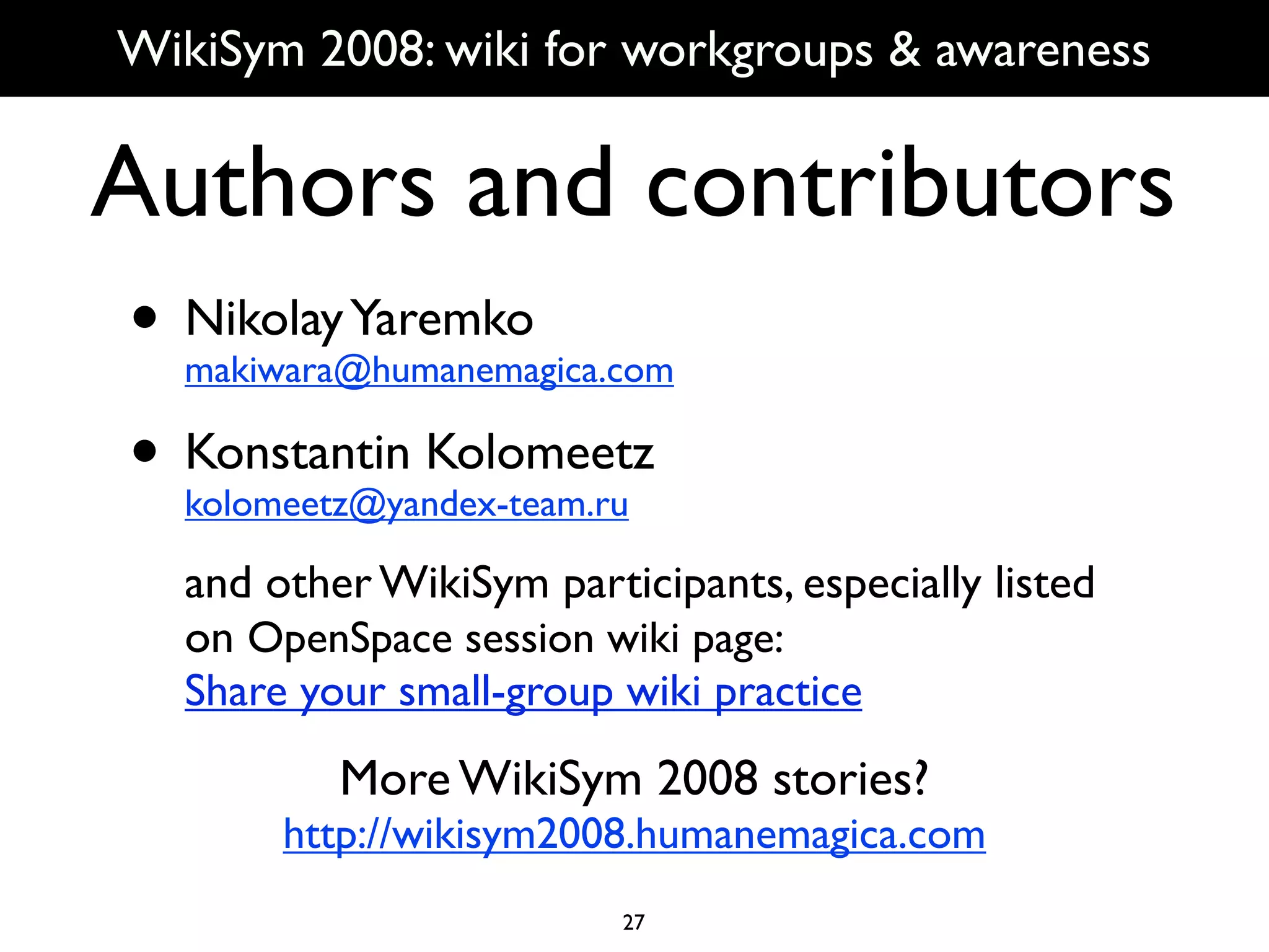 ENG Wikisym2008 Group Practices