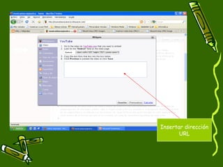 Insertar dirección URL 
