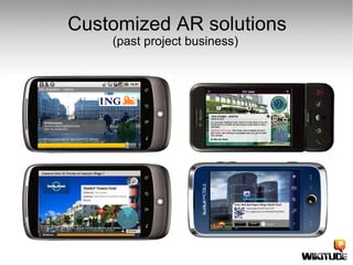 Customized AR solutions (past project business)  