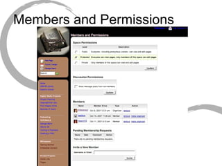 Members and Permissions 