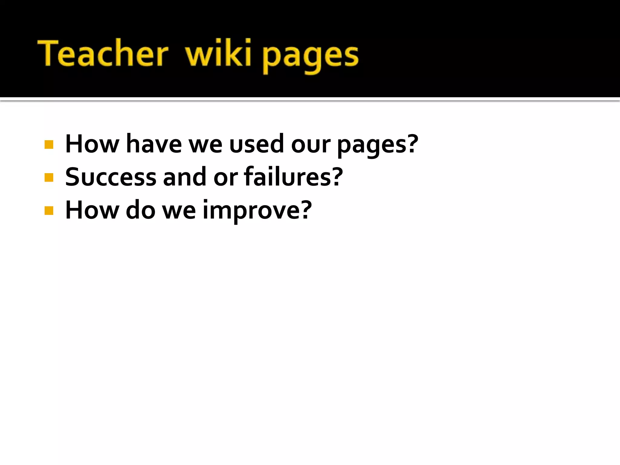 Time to work on our wiki pageswww.rasblm.pbwiki.com