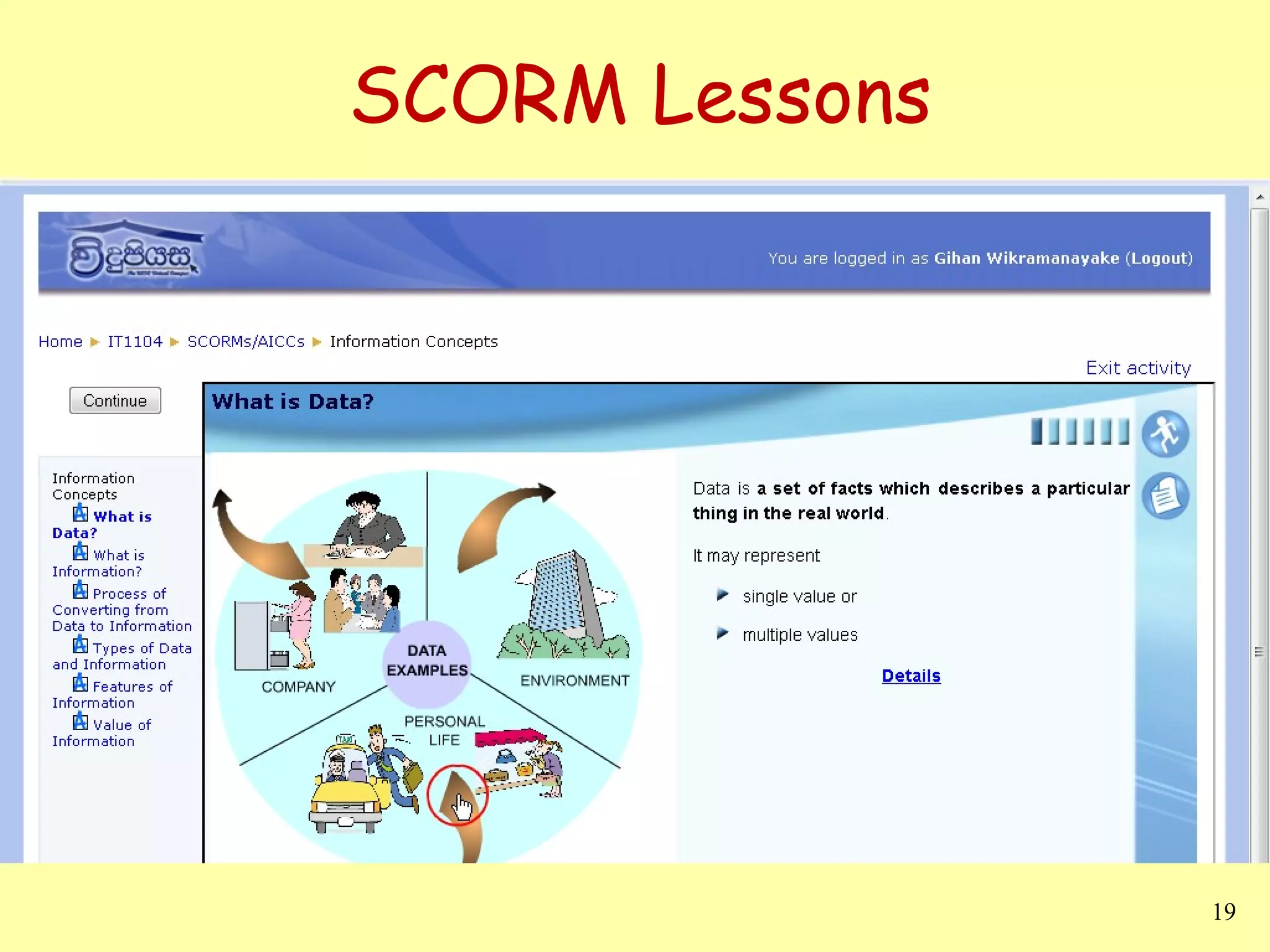 SCORM Lessons 