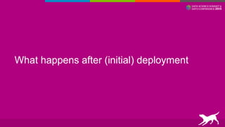 What happens after (initial) deployment
 