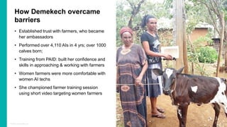 Women in livestock: Breaking gender biases, shifting norms