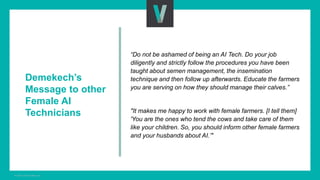 Women in livestock: Breaking gender biases, shifting norms