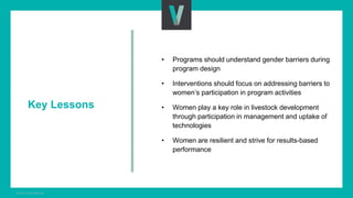 Women in livestock: Breaking gender biases, shifting norms